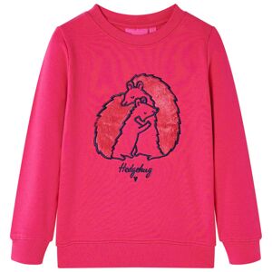 vidaXL Kinder-Sweatshirt Knallrosa 116 - Rosa