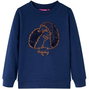 vidaXL Kinder-Sweatshirt Marineblau 128 - Blau