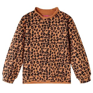 vidaXL Kinder-Sweatshirt Heller Cognac 116 - Braun