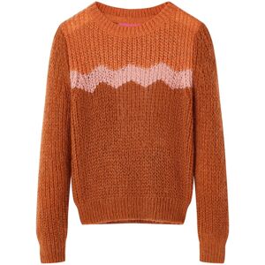 vidaXL Kinderpullover Gestrickt Cognac 116 - Orange