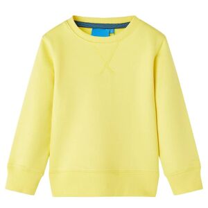 vidaXL Kinder-Sweatshirt Hellgelb 92 - Gelb