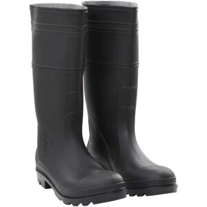 vidaXL Gummistiefel Schwarz Größe 45 PVC - Schwarz