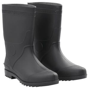 vidaXL Gummistiefel Schwarz Größe 45 PVC - Schwarz