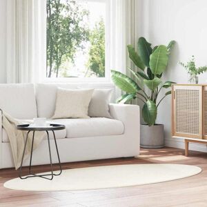 vidaXL Bereichsteppiche Oval HUARTE Creme 120 x 170 cm 100 %Polyester - Creme vidaXL Bereichsteppiche Oval HUARTE Creme 120 x 170 cm 100 %Polyester - Creme