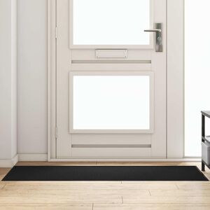 vidaXL Fußmatte Schwarz 60 x 180 cm 100% Polyamid - Schwarz vidaXL Fußmatte Schwarz 60 x 180 cm 100% Polyamid - Schwarz