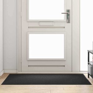 vidaXL Fußmatte Schwarz 90 x 150 cm 100% Polyamid - Schwarz vidaXL Fußmatte Schwarz 90 x 150 cm 100% Polyamid - Schwarz