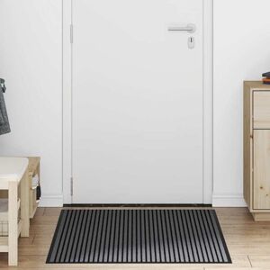vidaXL Fußmatte Schwarz 80 x 120 cm Polypropylen - Schwarz vidaXL Fußmatte Schwarz 80 x 120 cm Polypropylen - Schwarz