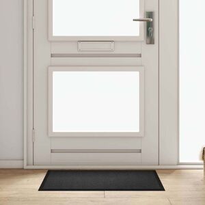 vidaXL Fußmatte Anthrazit 80 x 60 x 1,2 cm Teddystoff - Anthrazit vidaXL Fußmatte Anthrazit 80 x 60 x 1,2 cm Teddystoff - Anthrazit