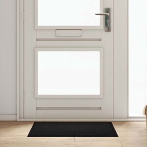 vidaXL Fußmatte Schwarz 80 x 60 x 1,2 cm Teddystoff - Schwarz vidaXL Fußmatte Schwarz 80 x 60 x 1,2 cm Teddystoff - Schwarz