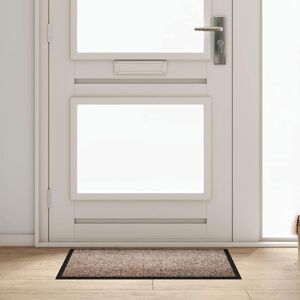 vidaXL Fußmatte Beige 80 x 60 x 1,2 cm Teddystoff - Beige vidaXL Fußmatte Beige 80 x 60 x 1,2 cm Teddystoff - Beige