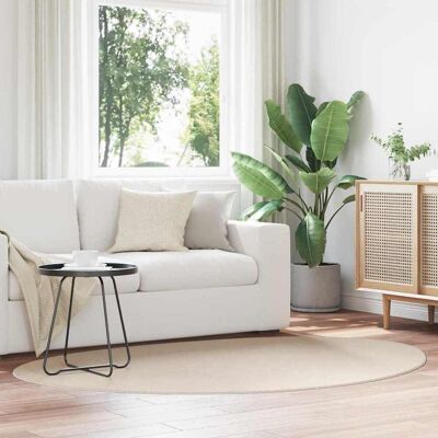 vidaXL Bereichsteppiche HUARTE Beige 140 x 200 cm Polyester - Beige vidaXL Bereichsteppiche HUARTE Beige 140 x 200 cm Polyester - Beige