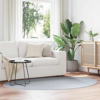 vidaXL Bereichsteppiche HUARTE Grau 140 x 200 cm Polyester - Grau vidaXL Bereichsteppiche HUARTE Grau 140 x 200 cm Polyester - Grau