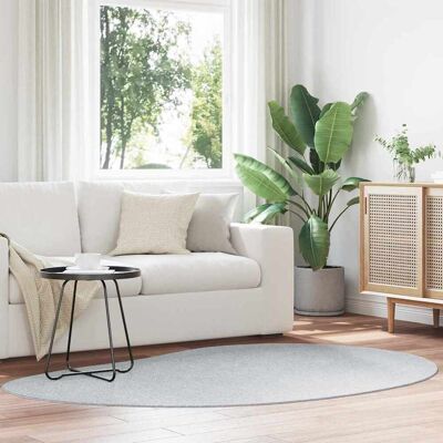 vidaXL Bereichsteppiche HUARTE Grau 140 x 200 cm Polyester - Grau vidaXL Bereichsteppiche HUARTE Grau 140 x 200 cm Polyester - Grau