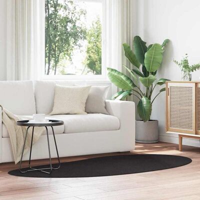 vidaXL Bereichsteppiche HUARTE Schwarz 100 x 200 cm Polyester - Schwarz vidaXL Bereichsteppiche HUARTE Schwarz 100 x 200 cm Polyester - Schwarz