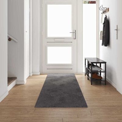 vidaXL Teppichläufer Grau 80 x 500 cm 100% Polypropylen Tuft - Grau vidaXL Teppichläufer Grau 80 x 500 cm 100% Polypropylen Tuft - Grau