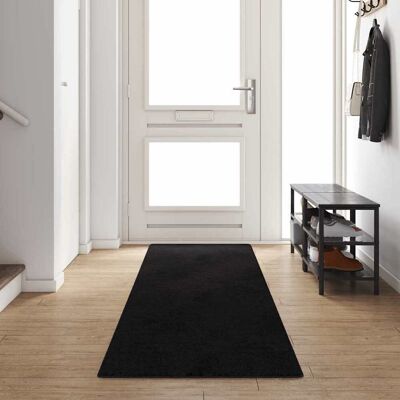 vidaXL Teppichläufer Schwarz 80 x 400 cm 100% Polypropylen Tuft - Schwarz vidaXL Teppichläufer Schwarz 80 x 400 cm 100% Polypropylen Tuft - Schwarz