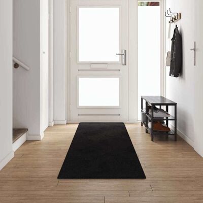 vidaXL Teppichläufer Schwarz 80 x 500 cm 100% Polypropylen Tuft - Schwarz vidaXL Teppichläufer Schwarz 80 x 500 cm 100% Polypropylen Tuft - Schwarz