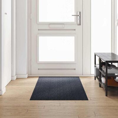 vidaXL Teppichläufer Anthrazit 80 x 250 cm Stoff - Anthrazit vidaXL Teppichläufer Anthrazit 80 x 250 cm Stoff - Anthrazit