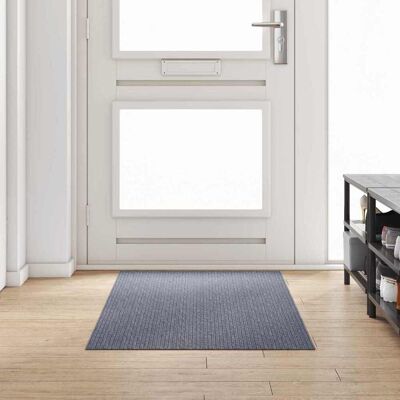 vidaXL Teppichläufer Hellgrau 80 x 200 cm Stoff - Hellgrau vidaXL Teppichläufer Hellgrau 80 x 200 cm Stoff - Hellgrau