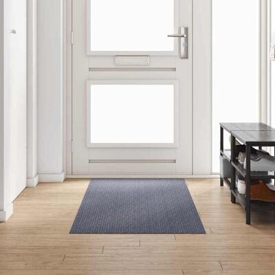 vidaXL Teppichläufer Hellgrau 80 x 250 cm Stoff - Hellgrau vidaXL Teppichläufer Hellgrau 80 x 250 cm Stoff - Hellgrau