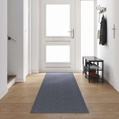 vidaXL Teppichläufer Hellgrau 80 x 500 cm Stoff - Hellgrau vidaXL Teppichläufer Hellgrau 80 x 500 cm Stoff - Hellgrau