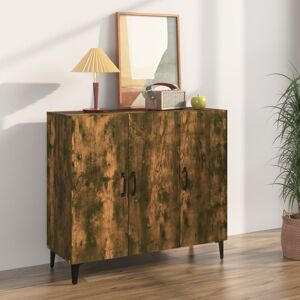 vidaXL Sideboard Räuchereiche 90x34x80 cm Holzwerkstoff - Braun