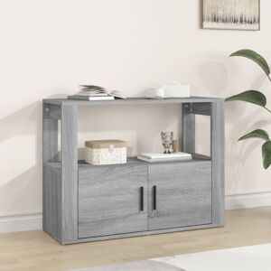 vidaXL Sideboard Grau Sonoma 80x30x60 cm Holzwerkstoff - Grau