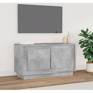 vidaXL TV-Schrank Betongrau 80x35x45 cm Holzwerkstoff - Grau