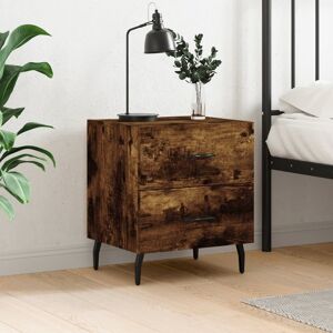 vidaXL Nachttisch Räuchereiche 40x35x47,5 cm Holzwerkstoff - Braun