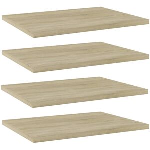vidaXL Bücherregal-Bretter 4 Stk. Sonoma-Eiche 40x30x1,5 cm - Braun vidaXL Bücherregal-Bretter 4 Stk. Sonoma-Eiche 40x30x1,5 cm - Braun