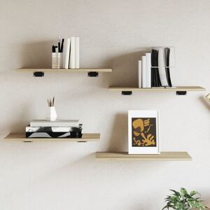 vidaXL Bücherregal-Bretter 4 Stk. Sonoma-Eiche 60x30x1,5 cm - Sonoma oak vidaXL Bücherregal-Bretter 4 Stk. Sonoma-Eiche 60x30x1,5 cm - Sonoma oak