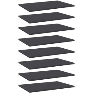 vidaXL - 8pcs Grey 60x40x1.5 - Holzwerkstoff - Shelves vidaXL - 8pcs Grey 60x40x1.5 - Holzwerkstoff - Shelves