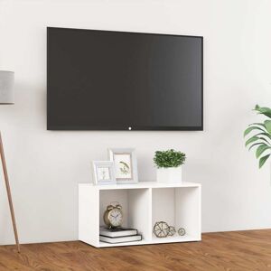 vidaXL TV-Schrank Weiß 72x35x36,5 cm Holzwerkstoff - Weiß vidaXL TV-Schrank Weiß 72x35x36,5 cm Holzwerkstoff - Weiß