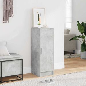 vidaXL Schuhschrank Betongrau 32x35x92 cm Holzwerkstoff - Grau vidaXL Schuhschrank Betongrau 32x35x92 cm Holzwerkstoff - Grau