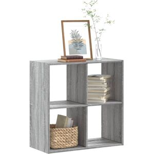 vidaXL Bücherregal Grau Sonoma 68,5x32x68,5 cm Holzwerkstoff - Grau vidaXL Bücherregal Grau Sonoma 68,5x32x68,5 cm Holzwerkstoff - Grau