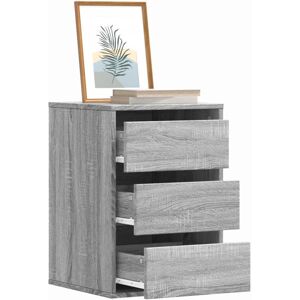 vidaXL Kommode Grau Sonoma 40x41x58 cm Holzwerkstoff - Grau vidaXL Kommode Grau Sonoma 40x41x58 cm Holzwerkstoff - Grau