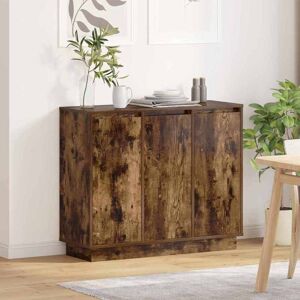 Vidaxl Rustik Nachttisch - 90x32x75 cm, Dunkel Eiche - Schlafzimmermöbel Vidaxl Rustik Nachttisch - 90x32x75 cm, Dunkel Eiche - Schlafzimmermöbel