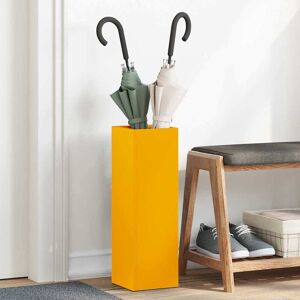 vidaXL Regenschirmständer mit Speicher Senf 15,5 x 15,5 x 49 cm Stahl - Senfgelb vidaXL Regenschirmständer mit Speicher Senf 15,5 x 15,5 x 49 cm Stahl - Senfgelb