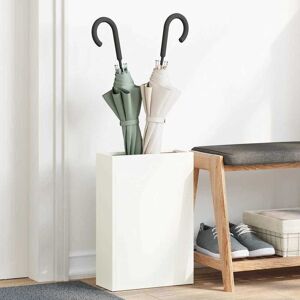 vidaXL Regenschirmständer Weiß 28 x 12 x 41 cm Stahl - Weiß vidaXL Regenschirmständer Weiß 28 x 12 x 41 cm Stahl - Weiß
