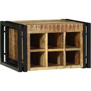 vidaXL Weinregal 2 pcs 46 x 35 x 27,5 cm Massivholz Mango - Braun vidaXL Weinregal 2 pcs 46 x 35 x 27,5 cm Massivholz Mango - Braun