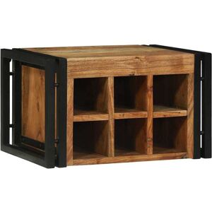 vidaXL Weinregal 2 pcs 46 x 35 x 27,5 cm Massivholz Akazie - Braun vidaXL Weinregal 2 pcs 46 x 35 x 27,5 cm Massivholz Akazie - Braun