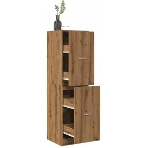 vidaXL Apothekerschrank Artisan-Eiche 40x41x144,5 cm Holzwerkstoff - Braun vidaXL Apothekerschrank Artisan-Eiche 40x41x144,5 cm Holzwerkstoff - Braun