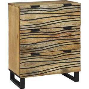 vidaXL Sideboard Braun 60 x 33.5 x 75 cm Massivholz Mango - Braun vidaXL Sideboard Braun 60 x 33.5 x 75 cm Massivholz Mango - Braun