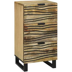 vidaXL Sideboard Braun 40 x 33 x 75 cm massives Mangoholz - Braun vidaXL Sideboard Braun 40 x 33 x 75 cm massives Mangoholz - Braun