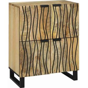 vidaXL Sideboard Braun 60 x 33 x 75 cm massives Mangoholz - Braun vidaXL Sideboard Braun 60 x 33 x 75 cm massives Mangoholz - Braun