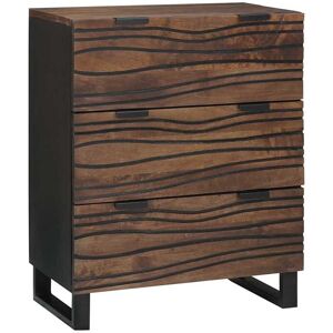 vidaXL Sideboard Braun 60 x 33.5 x 75 cm Massivholz Mango - Braun vidaXL Sideboard Braun 60 x 33.5 x 75 cm Massivholz Mango - Braun