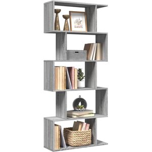 vidaXL Raumteiler-Bücherregal 5 Etagen Grau Sonoma 70x24x161 cm - Grau vidaXL Raumteiler-Bücherregal 5 Etagen Grau Sonoma 70x24x161 cm - Grau