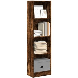 vidaXL Bücherregal Räuchereiche 40x24x143 cm Holzwerkstoff - Braun vidaXL Bücherregal Räuchereiche 40x24x143 cm Holzwerkstoff - Braun