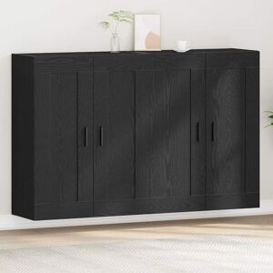 vidaXL Wandmontierter Schrank 2 pcs Artisan-Eiche 69,5 x 34 x 90 cm - Schwarz vidaXL Wandmontierter Schrank 2 pcs Artisan-Eiche 69,5 x 34 x 90 cm - Schwarz