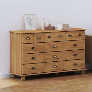 vidaXL Schubladenkommode mit Schubladen ASKIM Braun 79 x 40 x 133,5 cm - Braun vidaXL Schubladenkommode mit Schubladen ASKIM Braun 79 x 40 x 133,5 cm - Braun